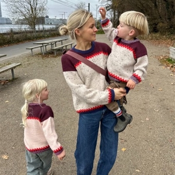 Cross Sweater Voksen - PetiteKnit